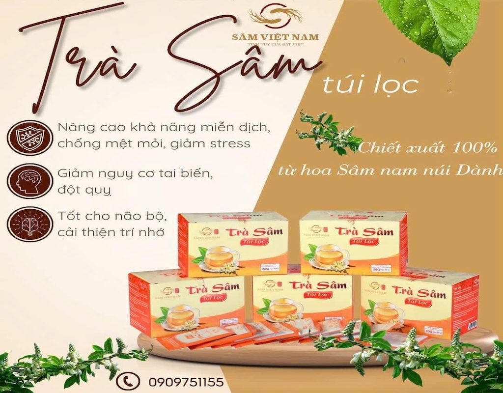 Trà sâm (dạng túi lọc)
